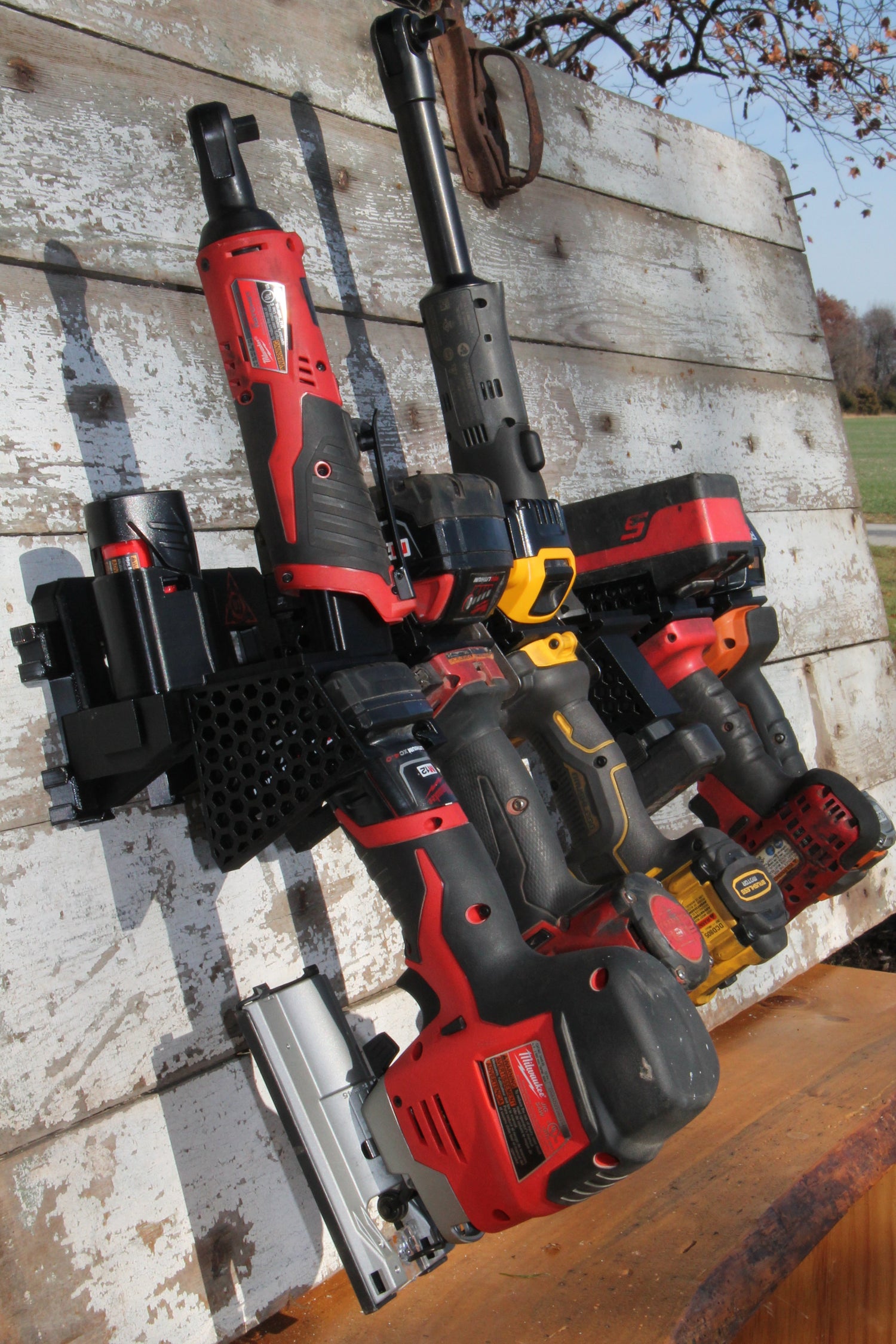 Tool Hanger and Battery Holder Combos