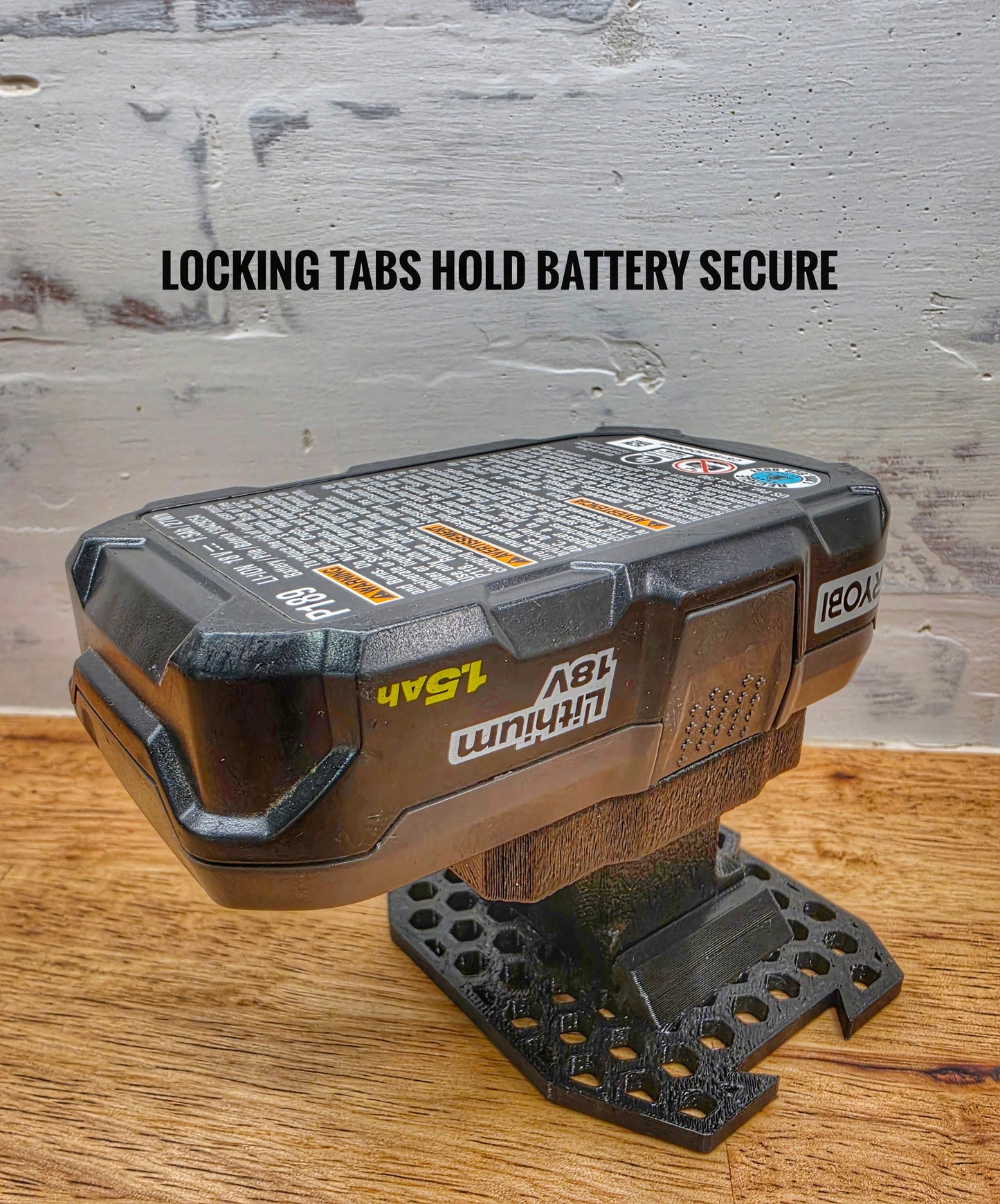 Ryobi battery mount